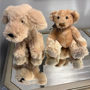 Pottery Barn Kids plush toys. Both new with tags